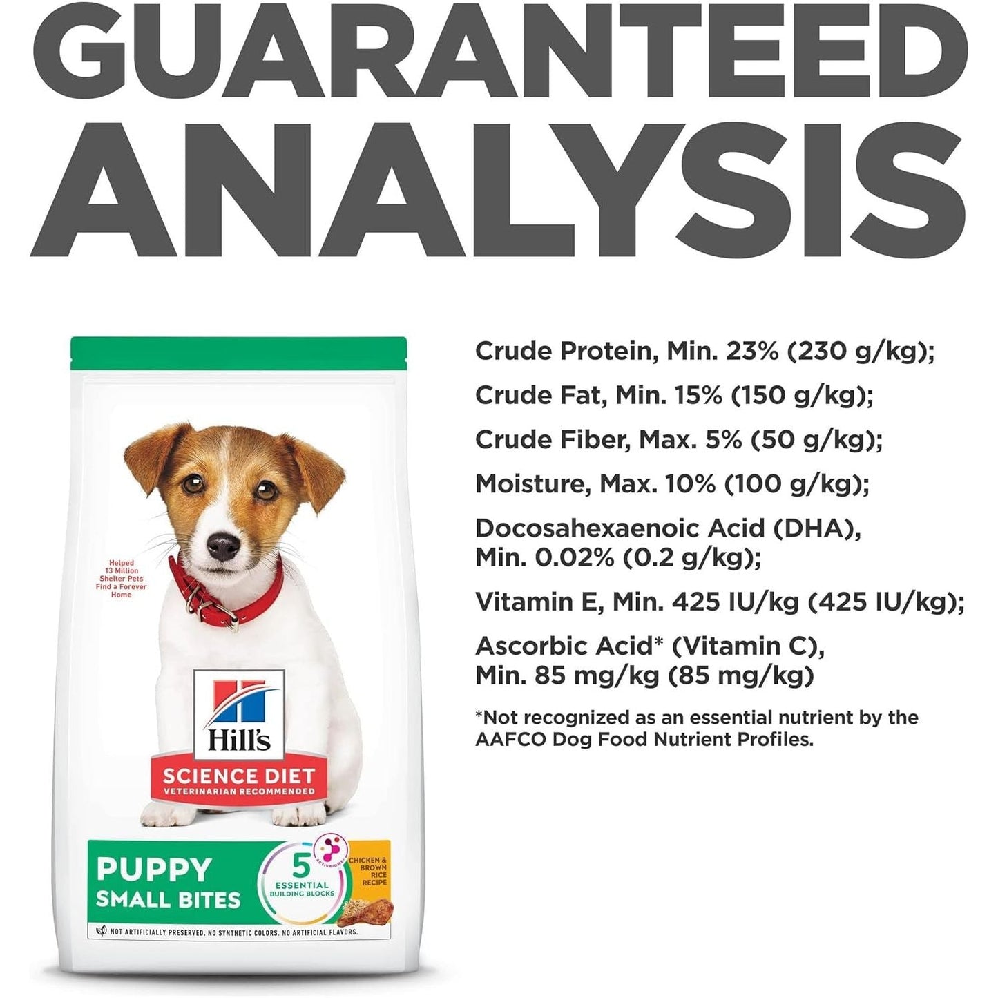 Puppy Small Bites Chicken and Brown Rice Dry Dog Food 5.67 Kg