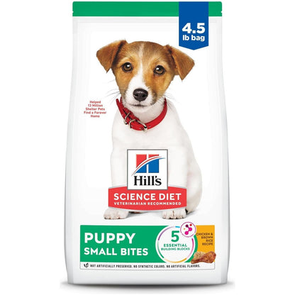 Puppy Small Bites, Chicken Meal & Barley Recipe, Dry Dog Food with Small Kibble, 2Kg Bag