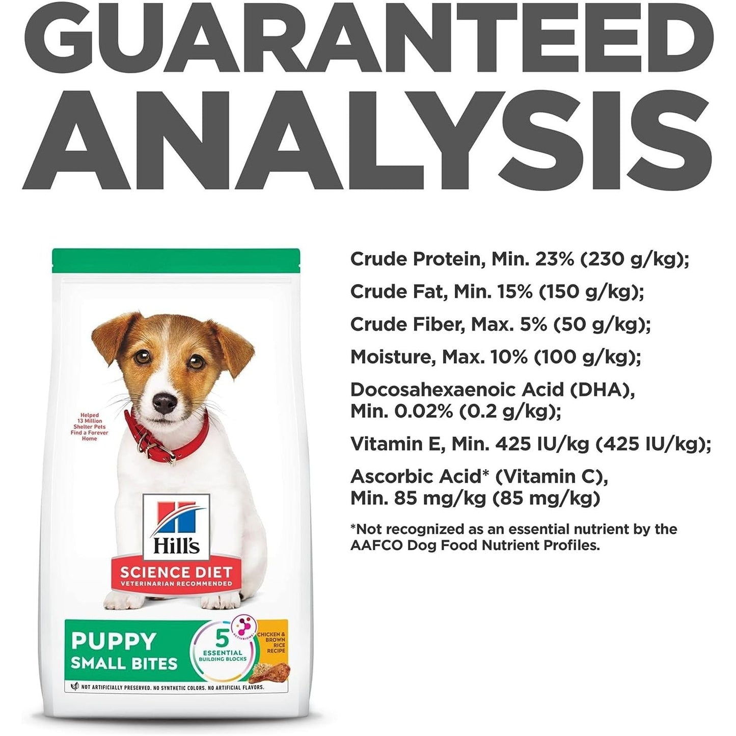Puppy Small Bites, Chicken Meal & Barley Recipe, Dry Dog Food with Small Kibble, 2Kg Bag