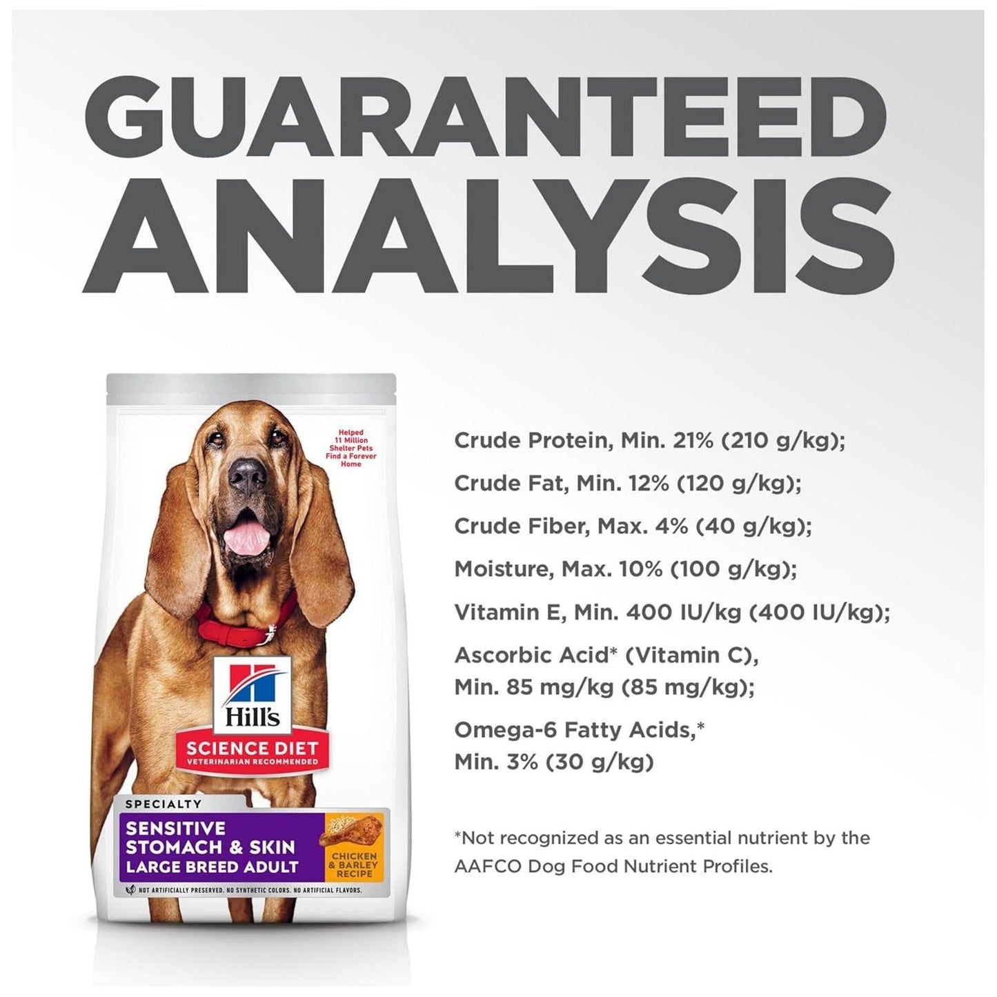 Sensitive Stomach and Skin Adult Large Breed, Chicken Recipe, Dry Dog Food, 13.6Kg Bag