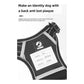 Size L Black Reflective No-Pull Dog Harness - Adjustable & Durable for Large Breeds, Anti-Escape Design