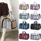 Size L Light Green And White Foldable Pet Carrier Bag - Lightweight, Breathable, and Spacious for All Seasons