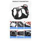 Size S Red Reflective No-Pull Dog Harness - Adjustable & Durable for Large Breeds, Anti-Escape Design