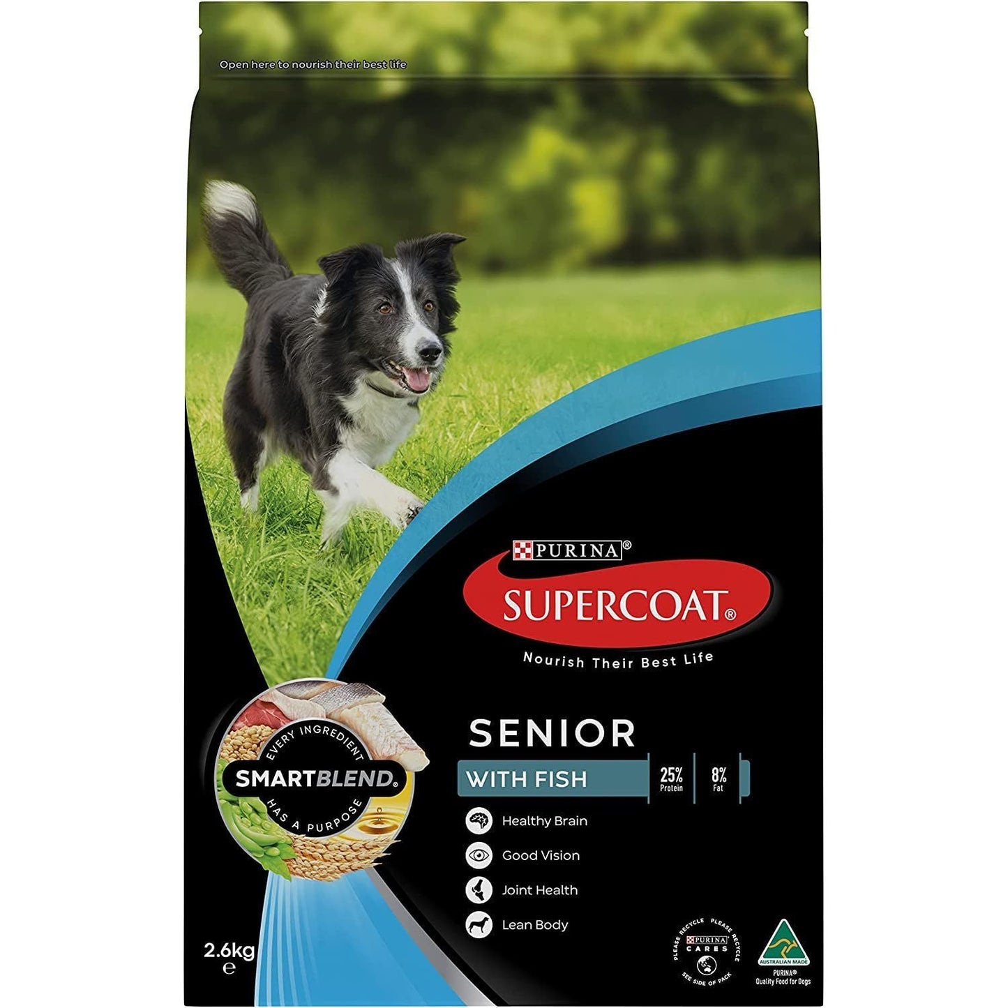 SMARTBLEND Senior Dry Dog Food Fish 2.6Kg