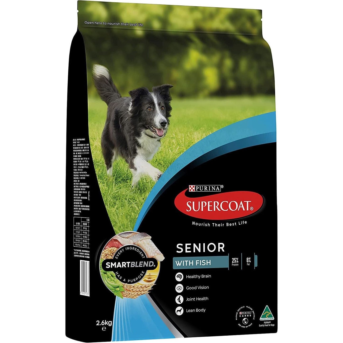 SMARTBLEND Senior Dry Dog Food Fish 2.6Kg