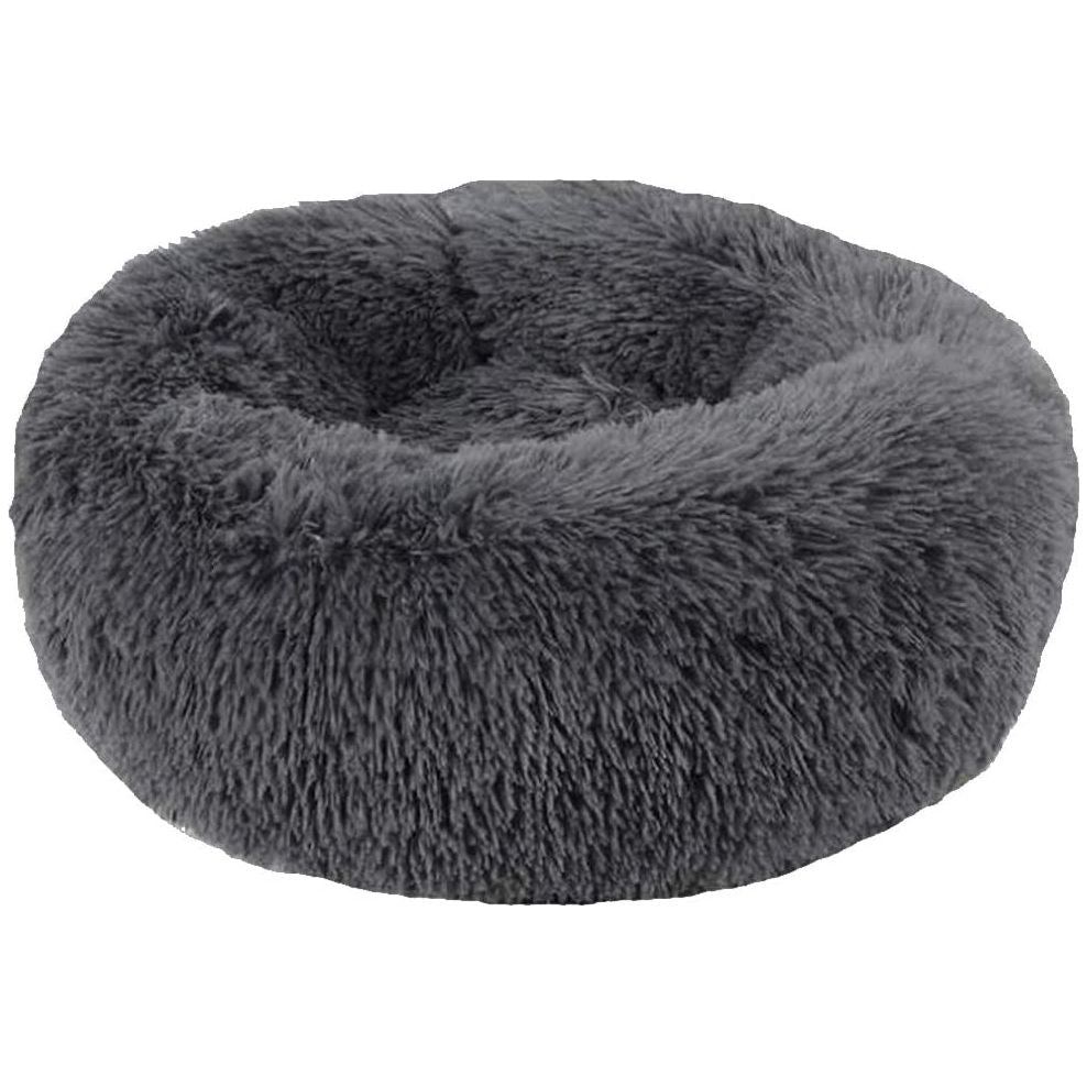 Soft Dog Bed Round Washable Plush Pet Kennel Cat Bed Mat Sofa Medium 60cm