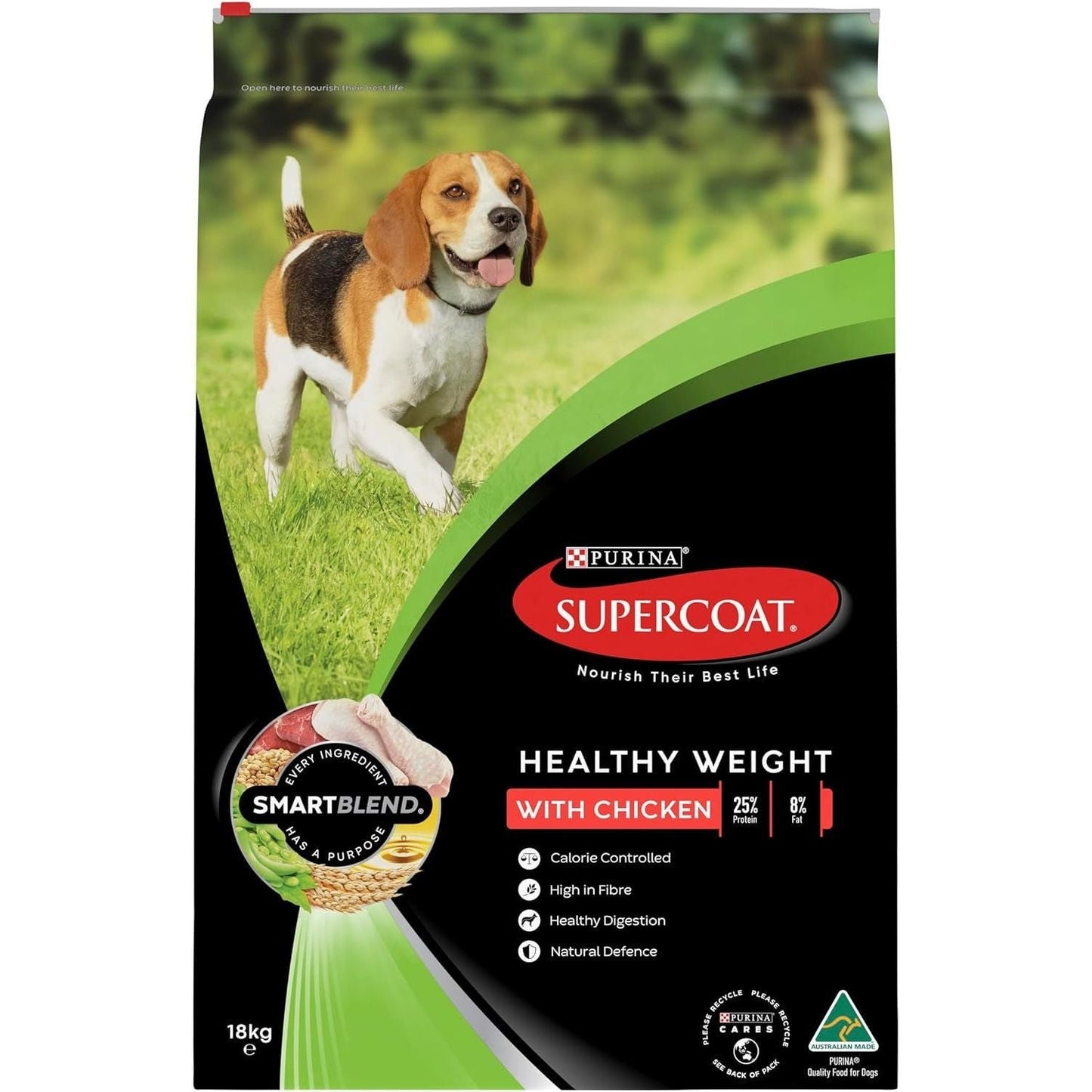 SUPERCOAT SMARTBLEND Adult Dry Dog Food Chicken 18Kg