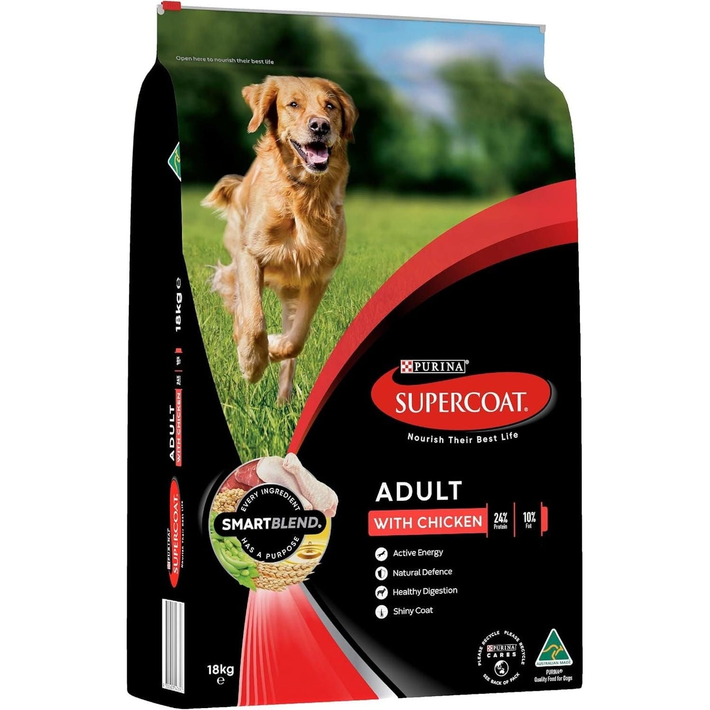 SUPERCOAT SMARTBLEND Adult Dry Dog Food Chicken 18Kg