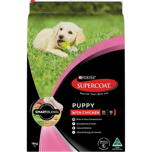 SUPERCOAT SMARTBLEND Puppy Dry Dog Food Chicken 18Kg