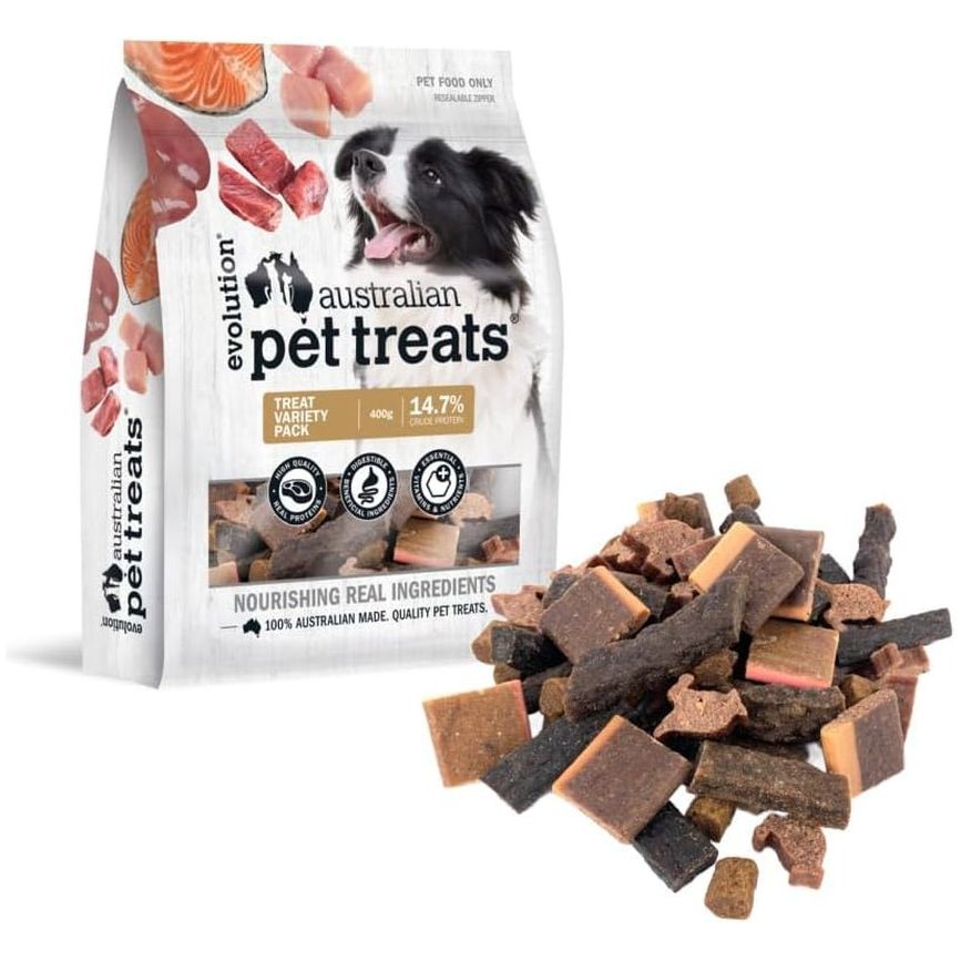 Treat Variety Pack of Mixed Soft Treats for Dogs 400G