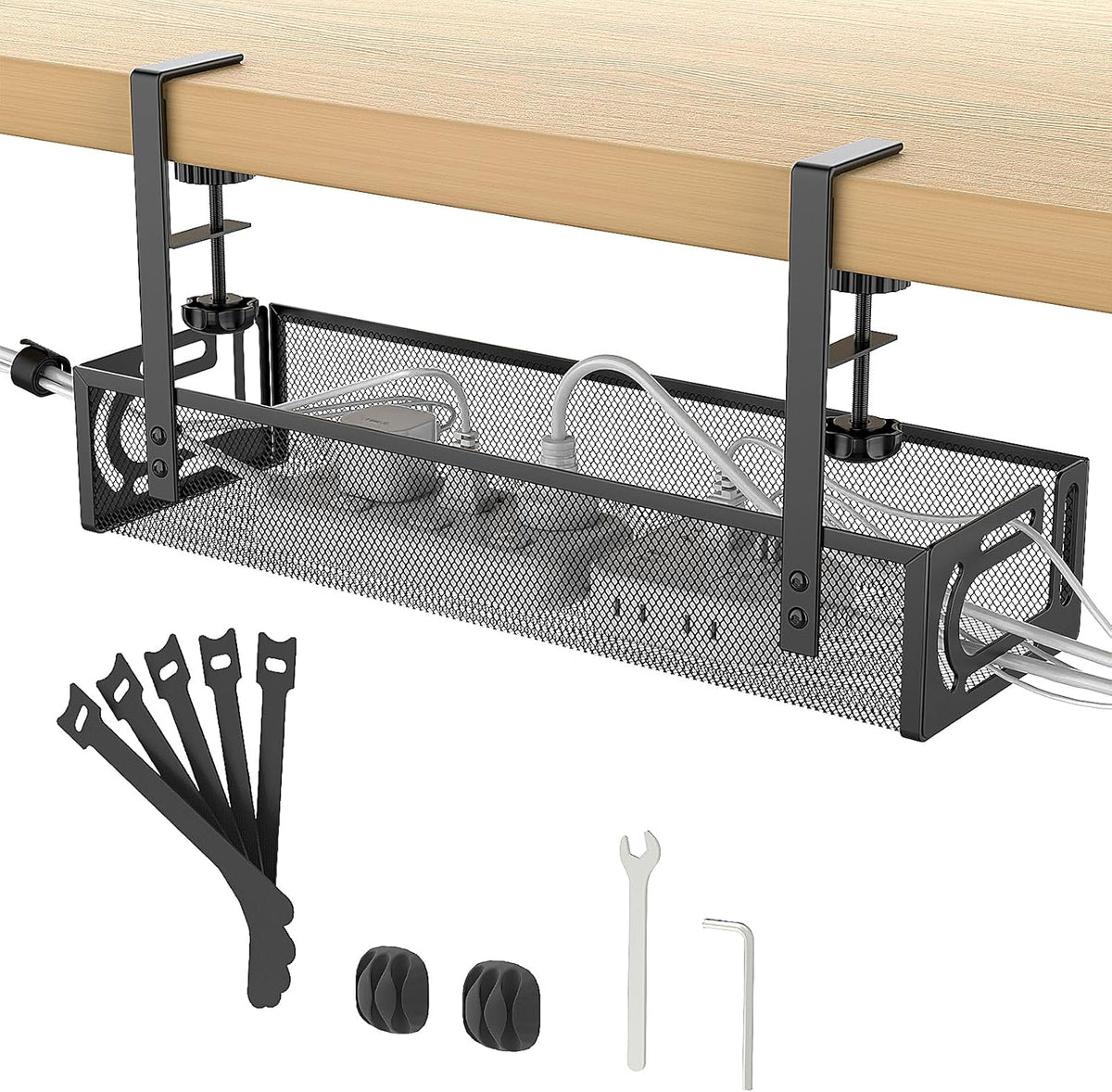 Under-Desk Cable Tray 39cm