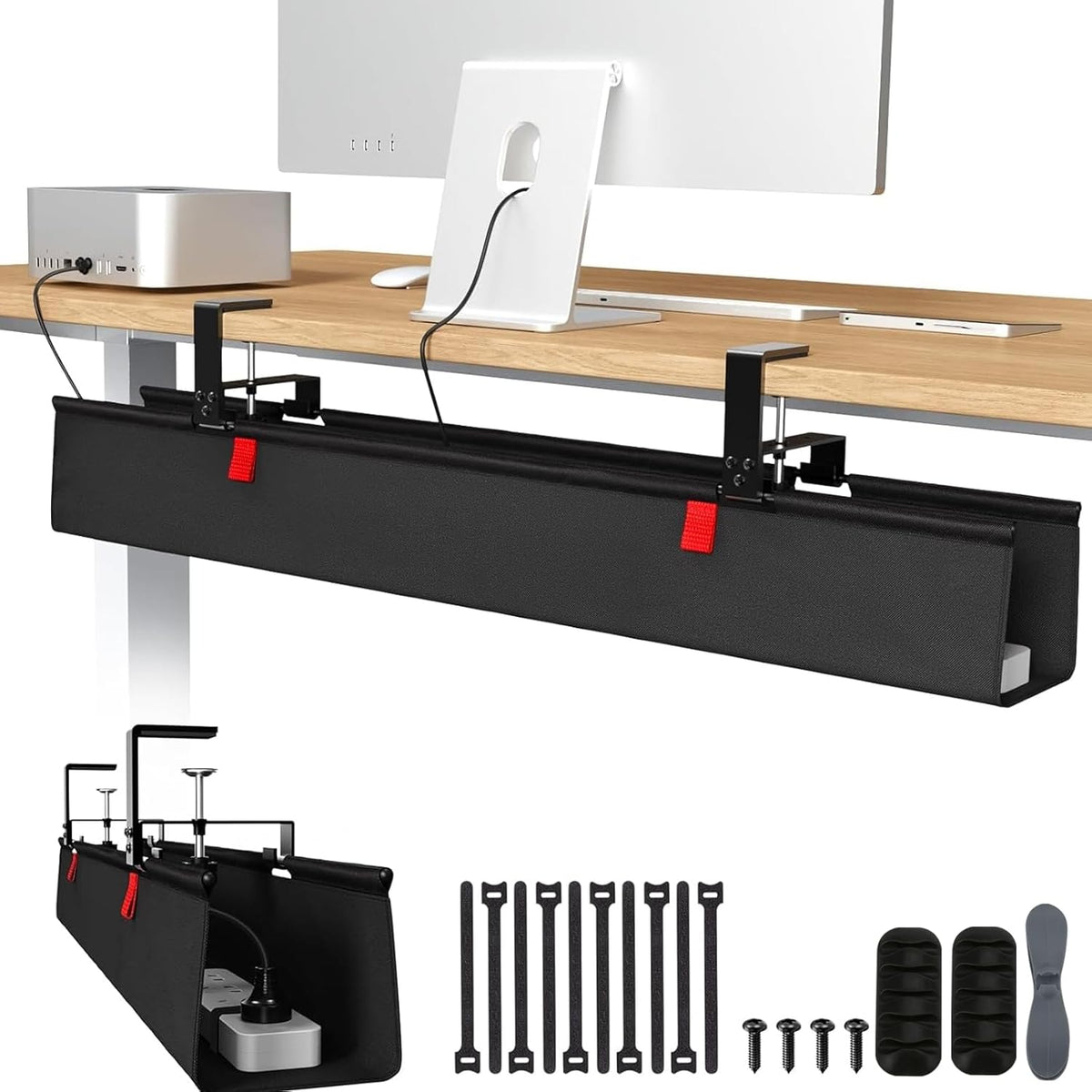 Under-Desk Cable Tray 92cm