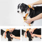 Vibe Geeks Ultimate 2-in-1 Reflective No-pull Dog Harness with Retractable Leash and Control Handle - Red - M