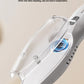 White Rechargeable Pet Grooming Clipper with Built-in Vacuum - Low Noise Hair Trimmer for Dogs & Cats