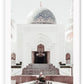 Moroccan style boho print with neutral rust and grey tones interior design architecture style inspiration 