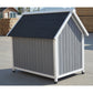 YES4PETS Grey Large Timber Pet Dog Puppy Wooden Cabin  Kennel Timber House