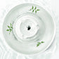 YES4PETS Porcelain Electric Pet Water Fountain Dog Cat Ceramic Water Feeder Bowl Dispenser