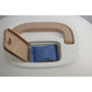 YES4PETS Portable Hooded Cat Toilet Litter Box Tray House with Handle and Scoop Brown