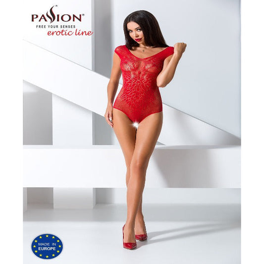 Open Crotch Body BS64 Red