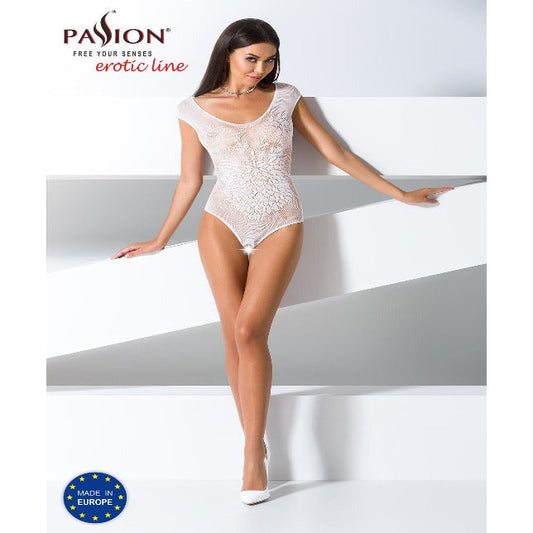Open Crotch Body BS64 White