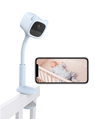 EZVIZ Smart Video Baby Monitor with Baby Crying and Activity Detection, Wireless Battery-Powered, Out-of-Crib Alerts, 1080P Baby Camera, Night Vision, Wire-Free Setup, 2-Way Talk, Alexa (BM1, Bear)