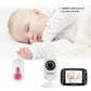 Baby Monitor, HelloBaby Video Baby Monitor with Camera and Audio, 3.2'' LCD Display Screen, Automatic Night Vision Camera,Two-Way Audio,Room Temperature Monitoring and Lullabies