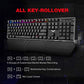 Havit Mechanical Keyboard and Mouse Combo RGB Gaming 104 Keys Blue Switches Wired USB Keyboards with Detachable Wrist Rest, Programmable Gaming Mouse for PC Gamer Computer Desktop