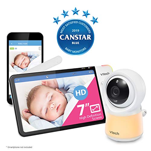 VTech RM7754HD 7" Smart Wi-Fi 1080p HD Video Monitor with Remote Access,