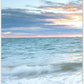 Canvas Decorative Painting Sunrise Coastal Poster Blue Sea Landscape Picture Print Beach Wall Art for Living Room Home Mural-40X60cm No Frame