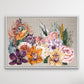 Boho Garden -  Contemporary Canvas or Art Print With Boho Flowers