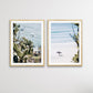 Byron Bay Surf - Two Piece Coastal Byron Bay Surfer Print Set