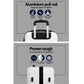Wanderlite 2pcs Luggage Trolley Set Travel Suitcase TSA Hard Case White