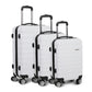 Stockholm 3pcs Luggage Set Travel Suitcase TSA Hard Case White