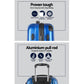Miami 2pc Luggage Suitcase Set Travel TSA Hard Case Blue