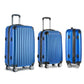 Miami 3pcs Luggage Set Travel Suitcase TSA lock Blue