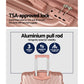 Kyoto 3pc Luggage 20'' 24'' 28'' Trolley Suitcase Sets Travel TSA Hard Case Lightweight Pink