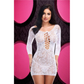 Lace Off The Shoulder Mini Dress White
