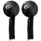 Black Sequin w Black Tassel Pastie