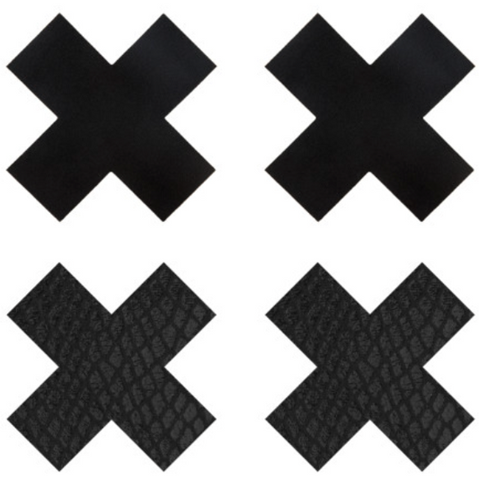 Classic Black X Pasties