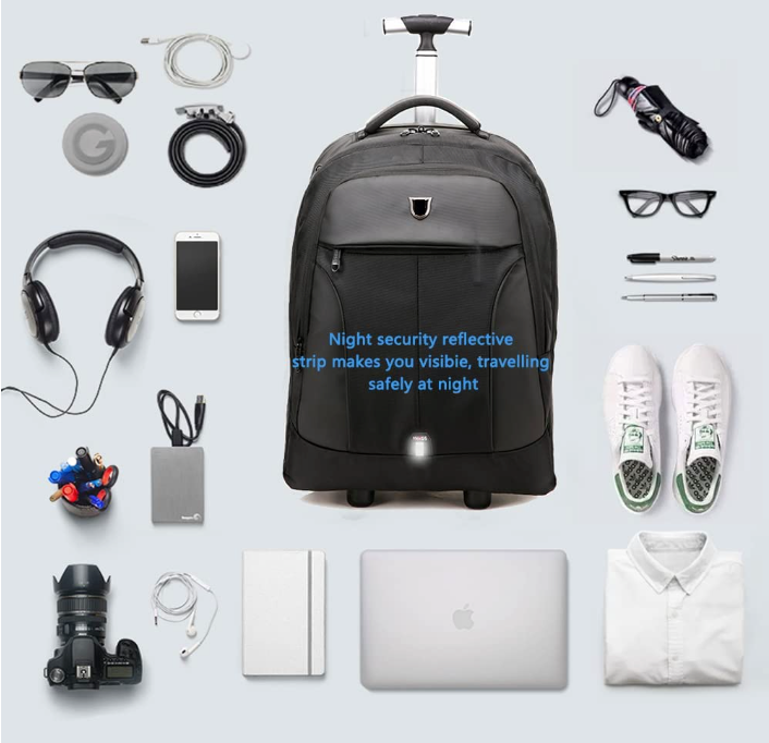 Large Wheeled Laptop Backpack Trolley Backpack