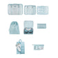 GOMINIMO 8 Set Travel Packing Cubes (Tiffany Blue) GO-PC-100-DX
